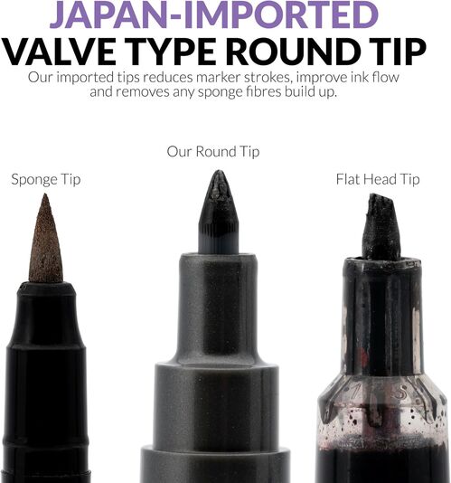 GAAHLERI - METALLIC SERIES MARKER 04 - DARK IRON - 2 UNIT