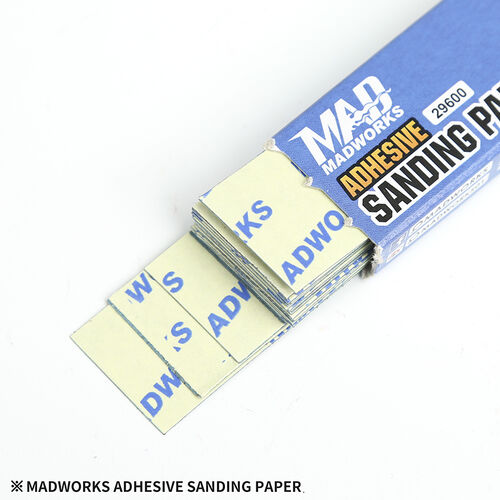 MADWORKS Adhesive Backed Sandpaper & Board #600 20 pieces