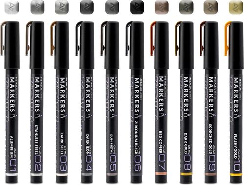 GAAHLERI - METALLIC SERIES MARKER 09 - SCORCHER - 2 UNIT