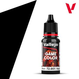 GAME COLOR 72051 18ML- BLACK