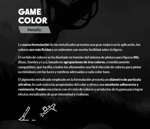 GAME COLOR - METAL - 72056 18ML- GLORIOUS GOLD