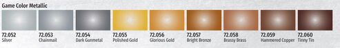 GAME COLOR - METAL - 72057 18ML- BRIGHT BRONZE