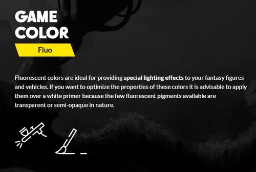 GAME COLOR - FLUO - 72160 18ML-  FLUORESCENT BLUE