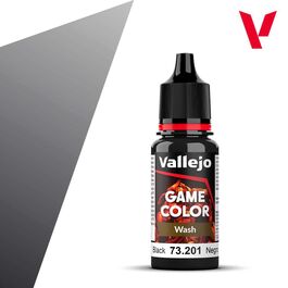 GAME COLOR - WASH - 73201 18ML- BLACK
