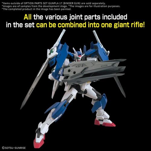 GUNDAM OPTION PARTS -OPS17- GUNPLA 17 BINDER GUN  1/144