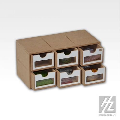 HOBBYZONE - MODULAR ORGANIZER - Drawers Module x6  - 30cm