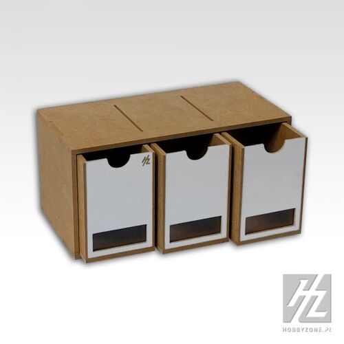 HOBBYZONE - MODULAR ORGANIZER - Drawers Module x3  - 30cm