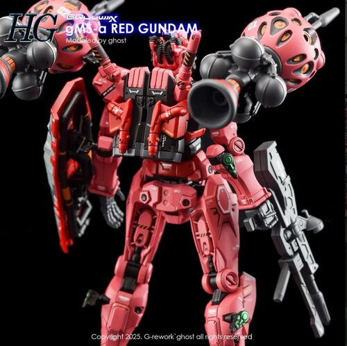 G REWORK - HG - GQ04  GMS-A  RED GUNDAM GQUUUUUX