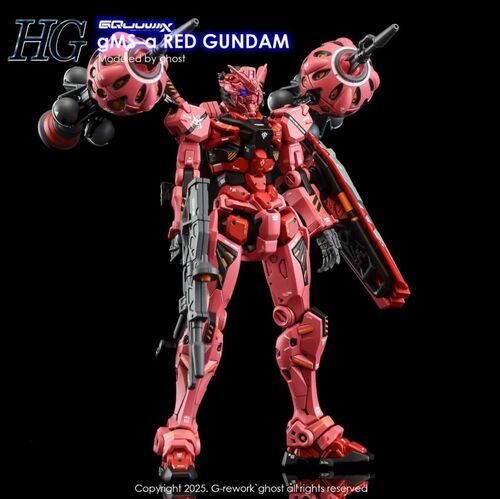 G REWORK - HG - GQ04  GMS-A  RED GUNDAM GQUUUUUX