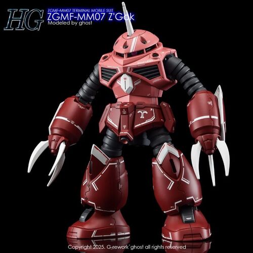 G-REWORK -HG- ZGMF-MM07 Z'GOK  GUNDAM