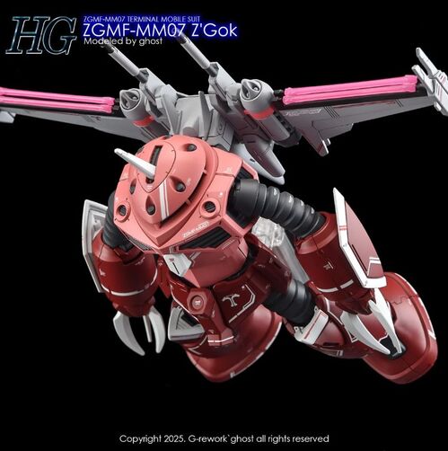 G-REWORK -HG- ZGMF-MM07 Z'GOK  GUNDAM