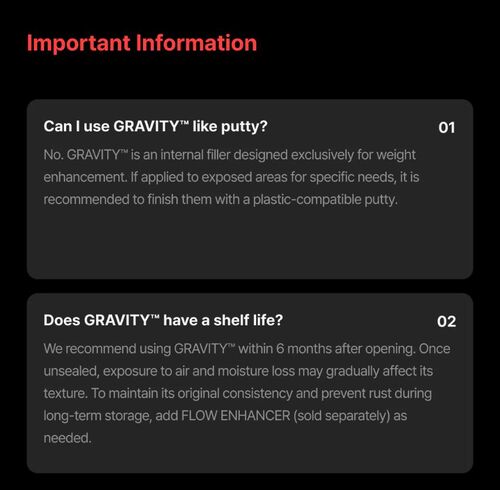 GUNPRIMER - GRAVITY ( IRON /180G) 1und