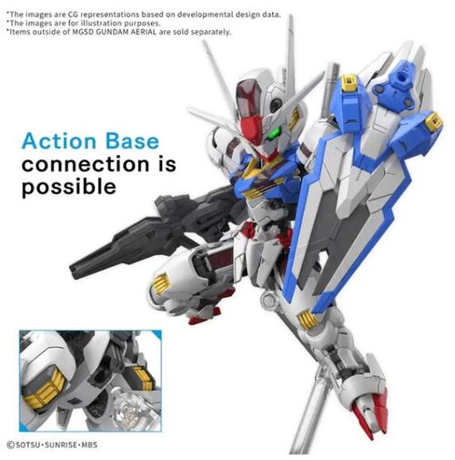 GUNDAM MGSD -XX- XVX-016 GUNDAM AERIAL