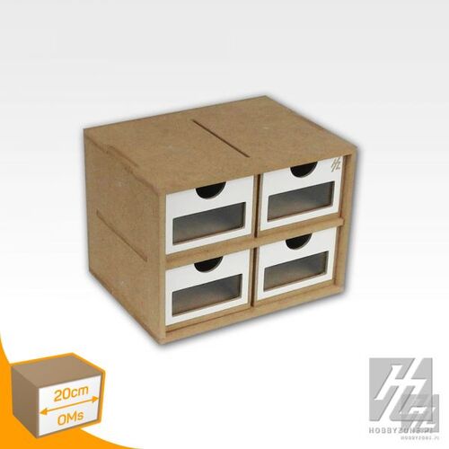 HOBBYZONE - MODULAR ORGANIZER - Drawers Module x4  - 20cm