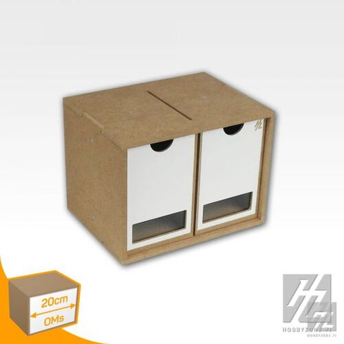 HOBBYZONE - MODULAR ORGANIZER - Drawers Module x2  - 20cm