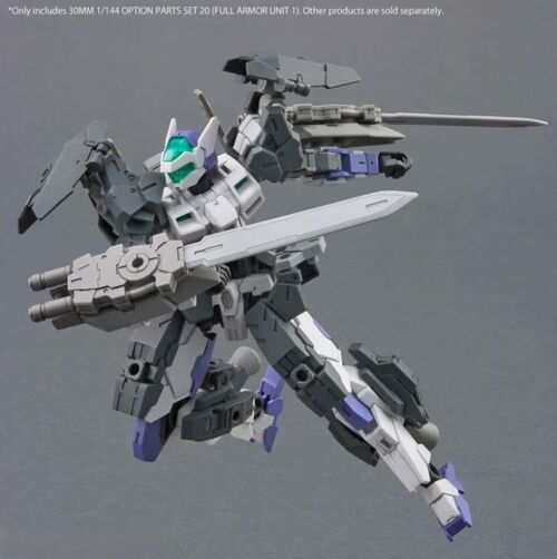 30MM - OPTION PARTS -W35- OPTION PARTS SET 20 (FULL ARMOR UNIT 1)  1/144