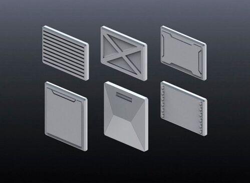 BUILDERS PARTS HD BPHD -19- MS PANEL 01 1/144