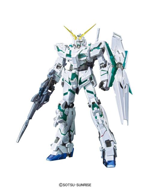 GUNDAM MG UC RX-0 UNICORN GUNDAM (RED/GREEN TWIN FRAME EDITION) TITANIUM FINISH 1/100