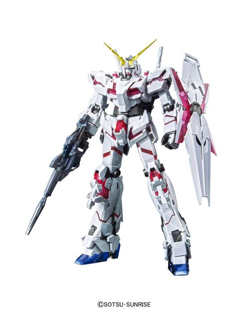 GUNDAM MG UC RX-0 UNICORN GUNDAM (RED/GREEN TWIN FRAME EDITION) TITANIUM FINISH 1/100