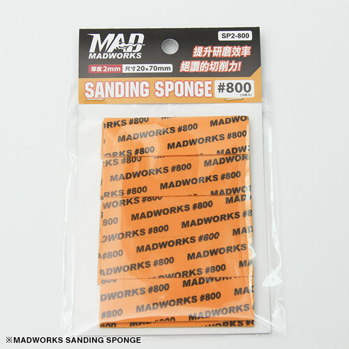 MADWORKS Sanding Sponge 2MM #800 10pieces