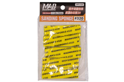 MADWORKS Sanding Sponge 3MM #320 10pieces