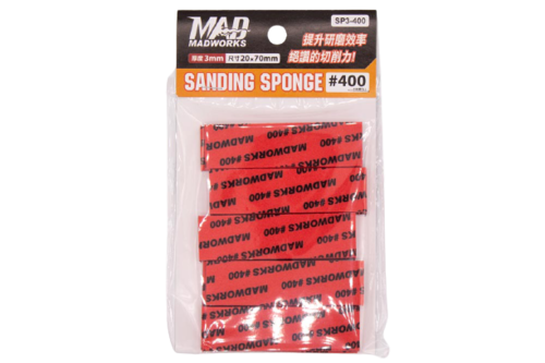 MADWORKS Sanding Sponge 3MM #400 10pieces