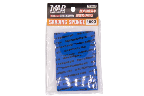 MADWORKS Sanding Sponge 3MM #600 10pieces