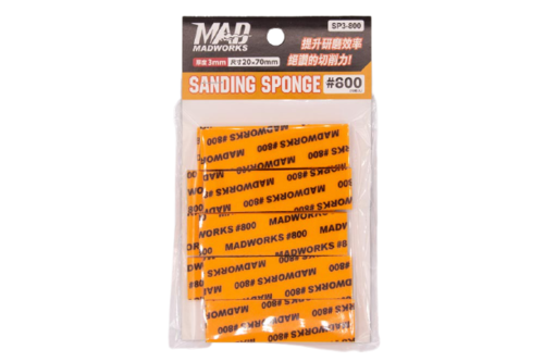 MADWORKS Sanding Sponge 3MM #800 10pieces