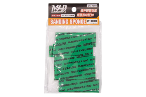 MADWORKS Sanding Sponge 3MM #1000 10pieces