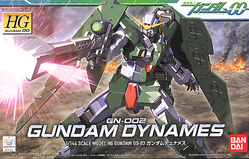 GUNDAM HG 00 -003- GN-002 Gundam DYNAMES 1/144