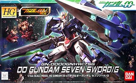 GUNDAM HG 00 -061- GN-0000GNHW/7SG 00 Gundam SEVEN SWORD/G