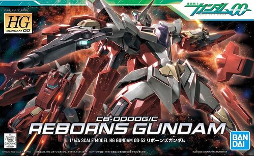 GUNDAM HG 00 -053- CB-0000GIC REBORNS GUNDAM 1/144