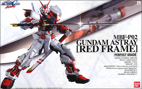 GUNDAM PG -12- MBF-P02 GUNDAM ASTRAY RED FRAME 1/60