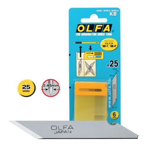 OLFA Spare Blades KB 25pcs