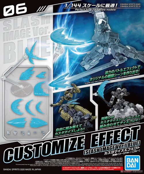 30MM - Customize Effect -03- Slash Image Ver BLUE
