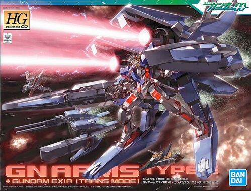 GUNDAM HG 00 -013- GN ARMS Type E + Gundam Exia (Transam Mode) 1/144