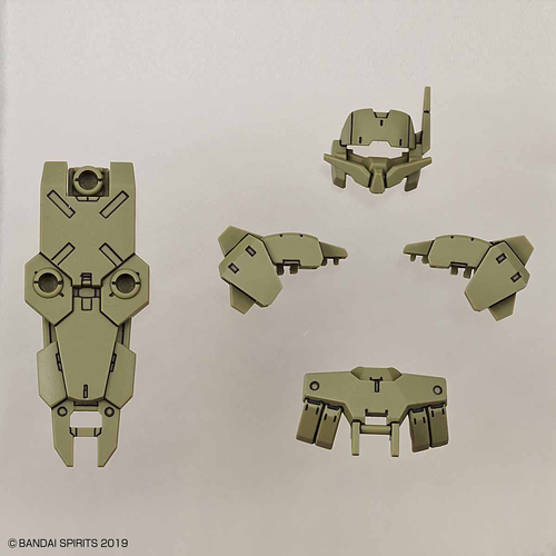 30MM - OPTION ARMOR -OP01- FOR CLOSE COMBAT - ALTO EXCLUSIVE - DARK GREEN 1/144