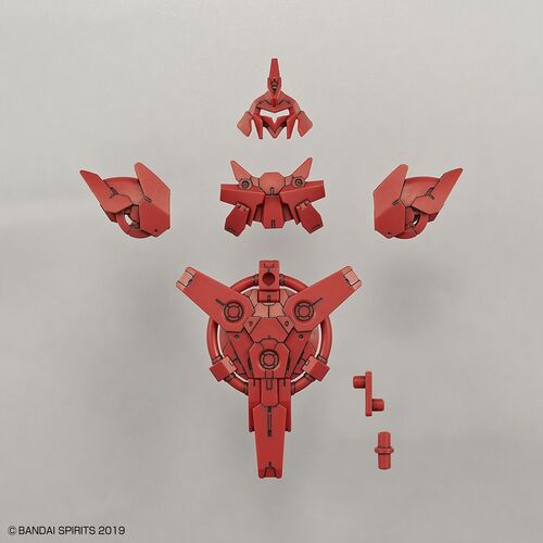 30MM - OPTION ARMOR -OP12- FOR COMMANDER - PORTANOVA EXCLUSIVE - RED 1 1/144