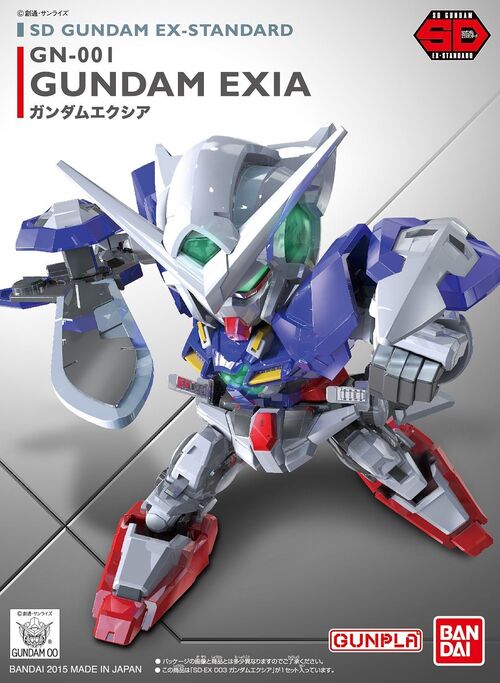 Bandai Model Kit-Sd Gundam Exia ex-Standard 003-GUNPLA