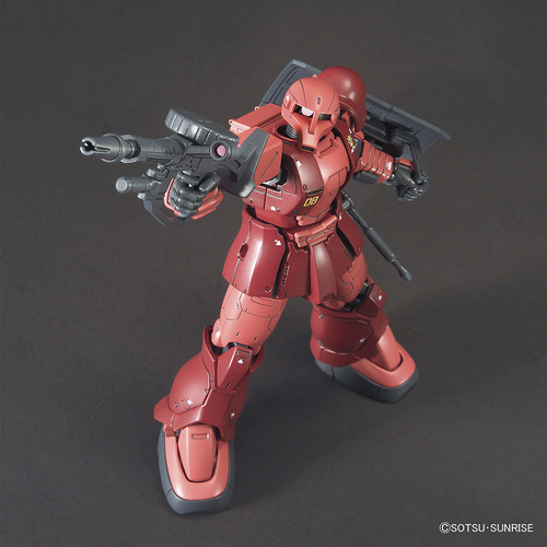 GUNDAM HG ORIGIN -015- MS-05 ZAKU I CHAR AZNABLE 1/144