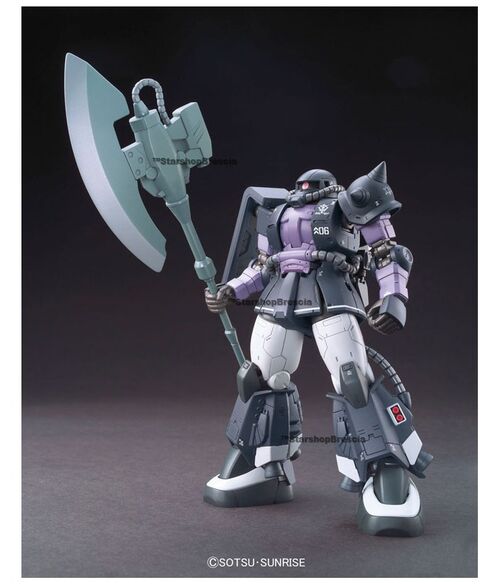 GUNDAM HG ORIGIN -005- MS-06R-1A ZAKU II HIGH MOBILITY TYPE ORTEGA CUSTOM 1/144