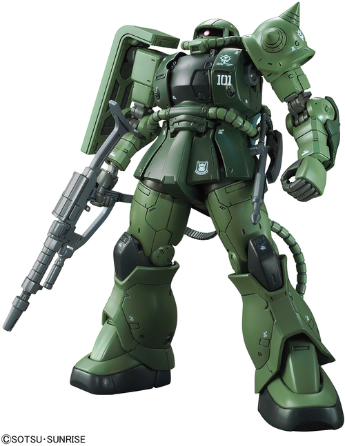 GUNDAM HG ORIGIN -025- MS-06C-6 R6 ZAKU II TYPE C-6 R6 1/144