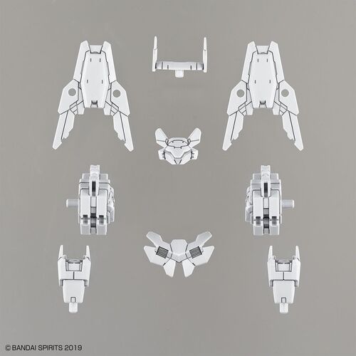 30MM - OPTION ARMOR -OP29- FOR COMMANDER - CIELNOVA EXCLUSIVE - WHITE 1/144