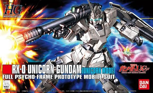 GUNDAM HGUC -101- UC RX-0 UNICORN GUNDAM (UNICORN MODE) 1/144