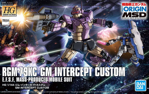 GUNDAM HG ORIGIN -023- RGM-79KC GM INTERCEPT CUSTOM 1/144