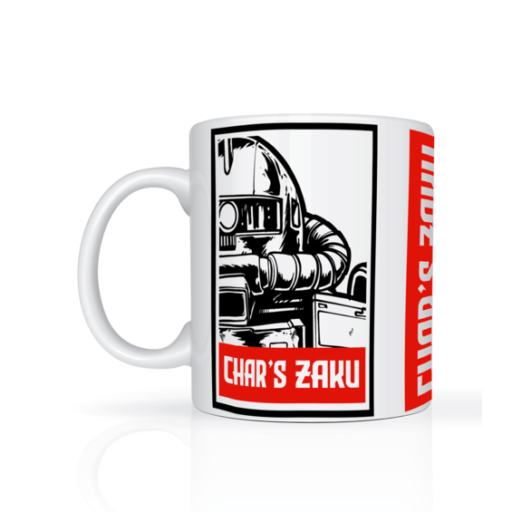 MUG KUROAKA SERIES -02- CHAR'S ZAKU 11 OZ