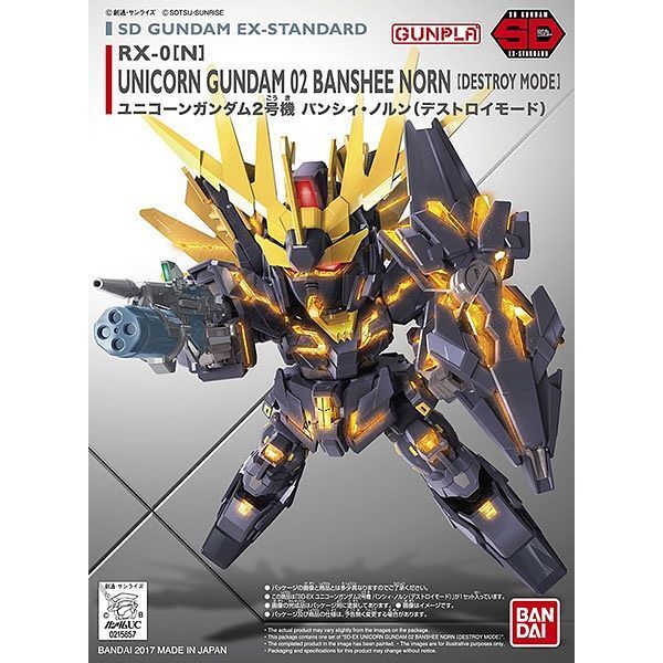 GUNDAM SD EX-STANDARD (015) - 02 BANSHEE NORN ( DESTROY MODE)