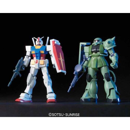 GUNDAM HGUC STARTER SET 1 RX-78+ZAKU 1/144