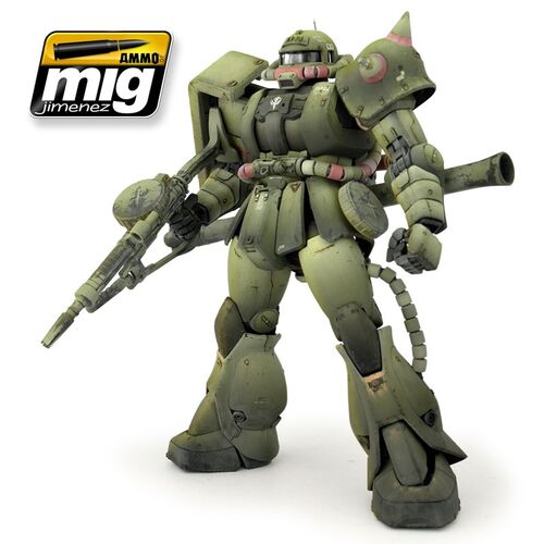 AMMO MIG Acrylic Color Set - Green Mecha Colors