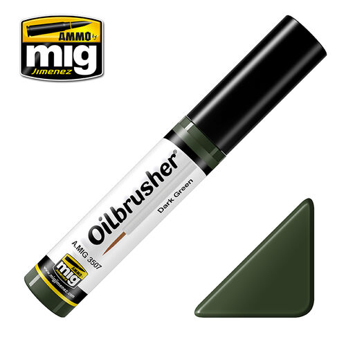 AMMO MIG OILBRUSHER - DARK GREEN